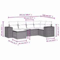 VidaXL 3222857 set mobili da esterno - Vista aggiuntiva 8
