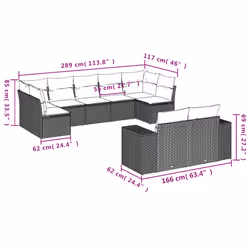 VidaXL 3223015 set mobili da esterno - Vista aggiuntiva 7