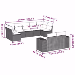 VidaXL 3223021 set mobili da esterno - Vista aggiuntiva 7