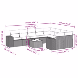 VidaXL 3223037 set mobili da esterno - Vista aggiuntiva 8