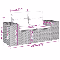 VidaXL 3223084 set mobili da esterno - Vista aggiuntiva 8