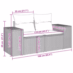 VidaXL 3223101 set mobili da esterno - Vista aggiuntiva 8
