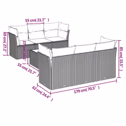 VidaXL 3217255 set mobili da esterno