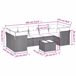 VidaXL 3217279 set mobili da esterno