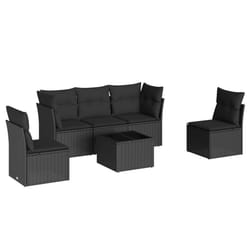 VidaXL 3217355 set mobili da esterno Nero