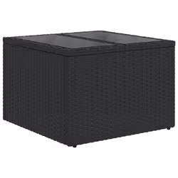 VidaXL 3217355 set mobili da esterno Nero - Vista aggiuntiva 6