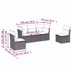 VidaXL 3217362 set mobili da esterno - Vista aggiuntiva 3