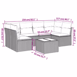 VidaXL 3217399 set mobili da esterno
