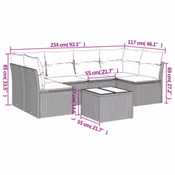 VidaXL 3217403 set mobili da esterno - Vista aggiuntiva 3