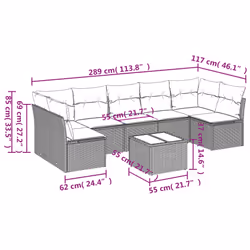 VidaXL 3217426 set mobili da esterno - Vista aggiuntiva 3