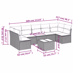 VidaXL 3217439 set mobili da esterno - Vista aggiuntiva 3