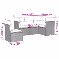 VidaXL 3217643 set mobili da esterno