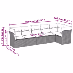 VidaXL 3217669 set mobili da esterno