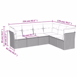 VidaXL 3217678 set mobili da esterno - Vista aggiuntiva 6