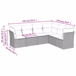 VidaXL 3217686 set mobili da esterno