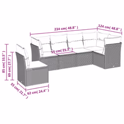VidaXL 3217700 set mobili da esterno - Vista aggiuntiva 6