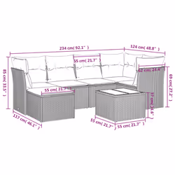 VidaXL 3217956 set mobili da esterno - Vista aggiuntiva 8