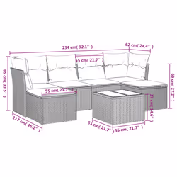 VidaXL 3218008 set mobili da esterno