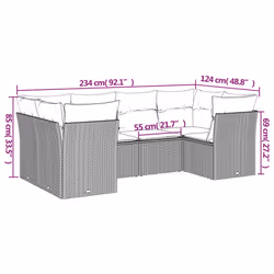 VidaXL 3218105 set mobili da esterno