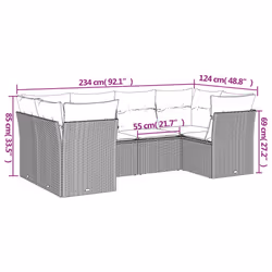 VidaXL 3218113 set mobili da esterno