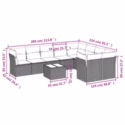 VidaXL 3218176 set mobili da esterno - Vista aggiuntiva 7