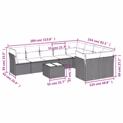 VidaXL 3218182 set mobili da esterno - Vista aggiuntiva 3