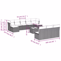 VidaXL 3218295 set mobili da esterno