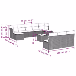 VidaXL 3218298 set mobili da esterno
