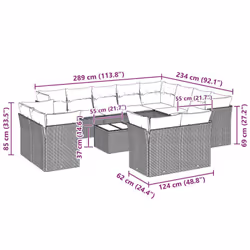 VidaXL 3218542 set mobili da esterno - Vista aggiuntiva 3