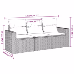 VidaXL 3218652 set mobili da esterno