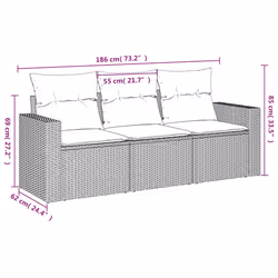 VidaXL 3218660 set mobili da esterno