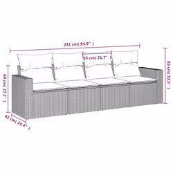 VidaXL 3218680 set mobili da esterno