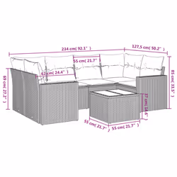 VidaXL 3218713 set mobili da esterno - Vista aggiuntiva 3