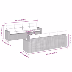 VidaXL 3218740 set mobili da esterno - Vista aggiuntiva 3