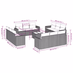 VidaXL 3218768 set mobili da esterno - Vista aggiuntiva 3