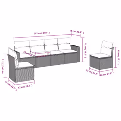 VidaXL 3218799 set mobili da esterno