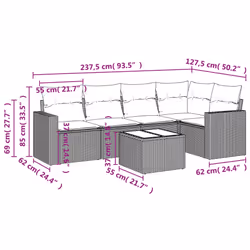 VidaXL 3218920 set mobili da esterno - Vista aggiuntiva 3