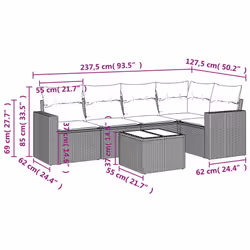 VidaXL 3218933 set mobili da esterno - Vista aggiuntiva 3