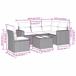 VidaXL 3218956 set mobili da esterno - Vista aggiuntiva 3