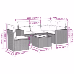 VidaXL 3218970 set mobili da esterno
