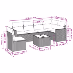 VidaXL 3219016 set mobili da esterno - Vista aggiuntiva 3