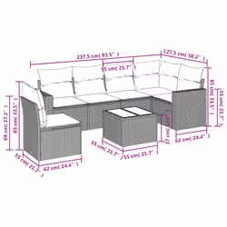 VidaXL 3219023 set mobili da esterno - Vista aggiuntiva 3
