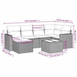 VidaXL 3219246 set mobili da esterno