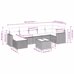 VidaXL 3219270 set mobili da esterno