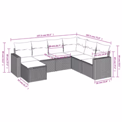 VidaXL 3219293 set mobili da esterno