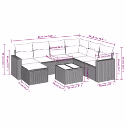 VidaXL 3219300 set mobili da esterno