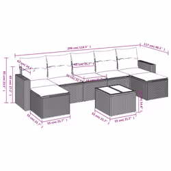 VidaXL 3219336 set mobili da esterno