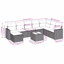 VidaXL 3219358 set mobili da esterno