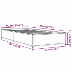 VidaXL 845108 rete a doghe - Vista aggiuntiva 8