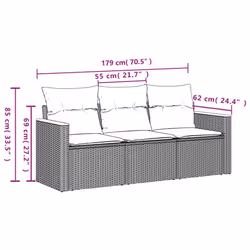 VidaXL 3225755 set mobili da esterno - Vista aggiuntiva 6